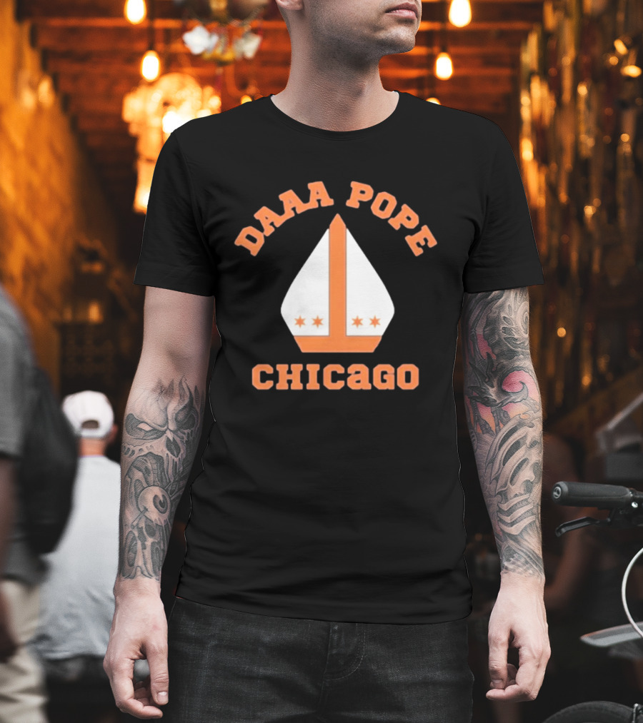 Daaa Pope Chicago Bears Miter Hat Mike Ditka T-Shirt
