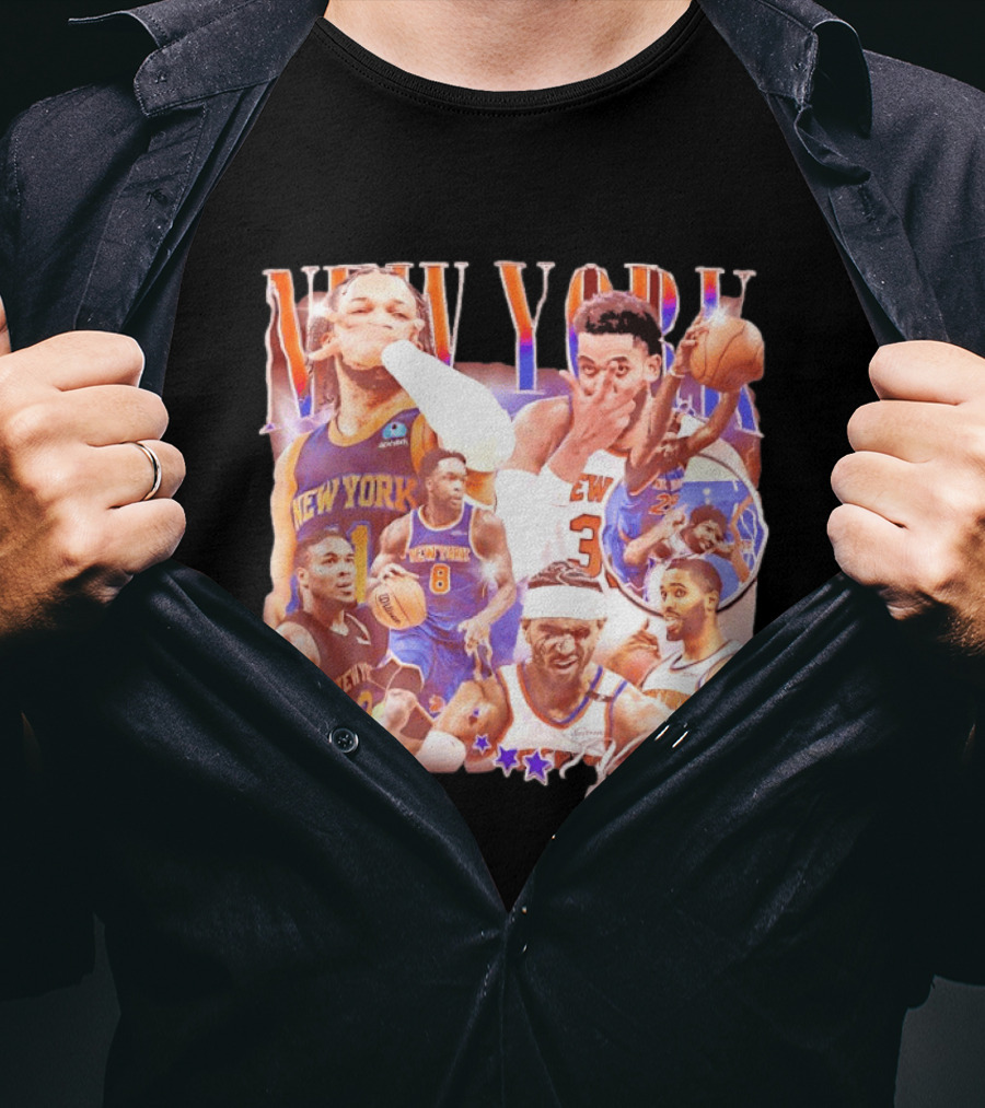 New York Knicks Players Basketball Stars T-Shirt