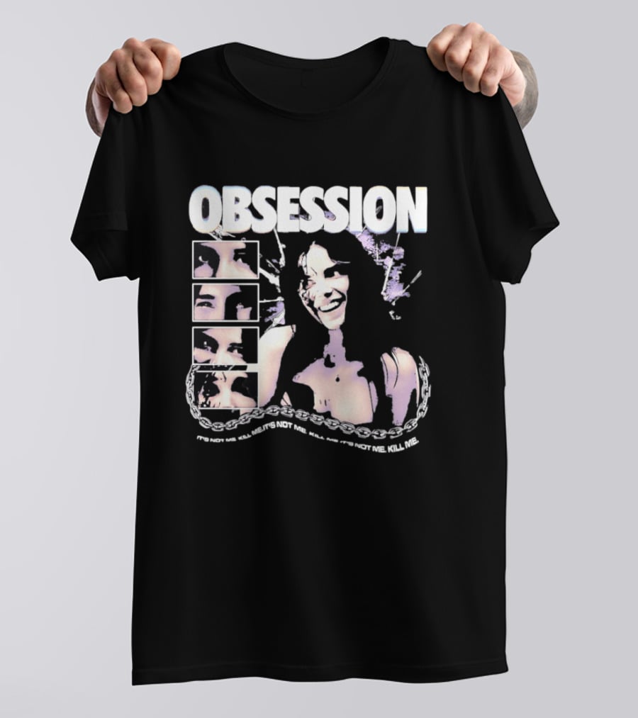 Obsession Horror It's Not Me Kill Me Chain T-Shirt