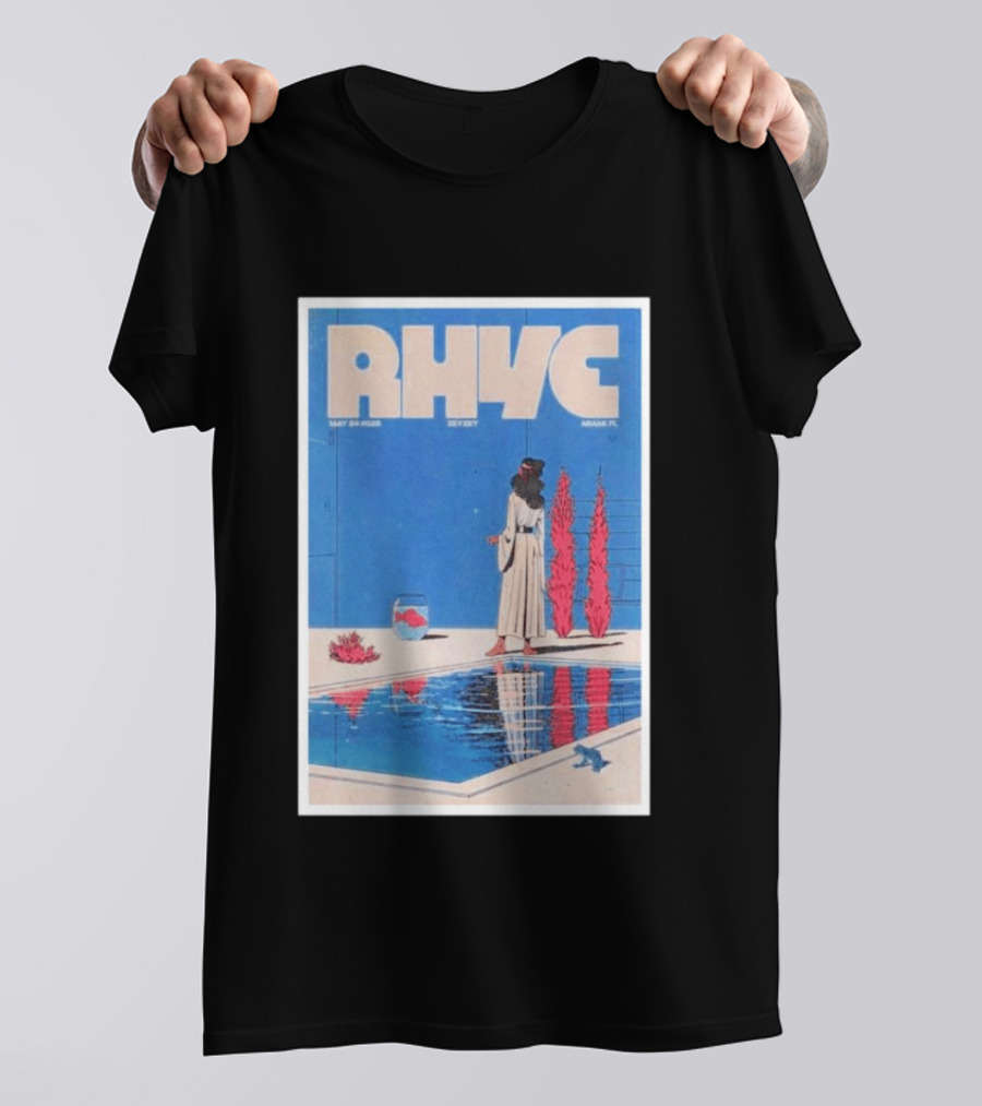 Rhye Zeyzey Poolside May 24 2026 Miami FL Retro Vibe T-Shirt