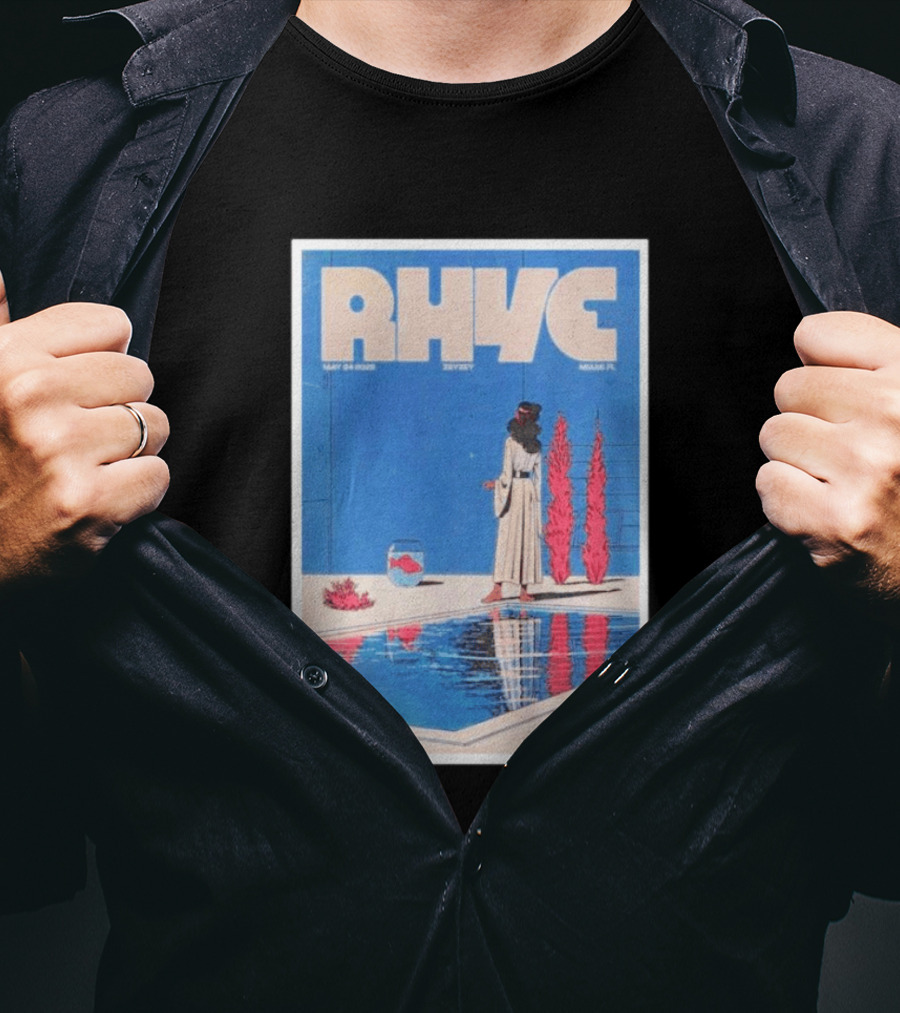 Rhye Zeyzey Poolside May 24 2026 Miami FL Retro Vibe T-Shirt