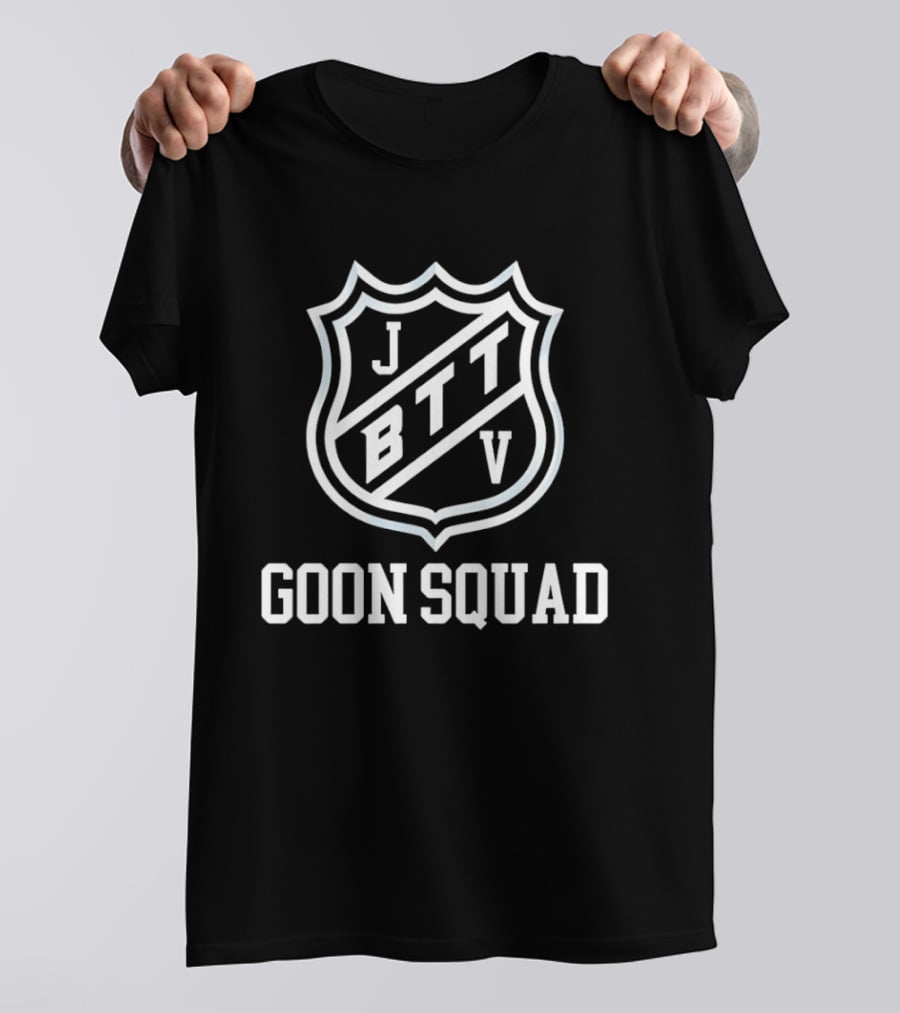 JBTTV Goon Squad Shield Emblem J BTT V T-Shirt