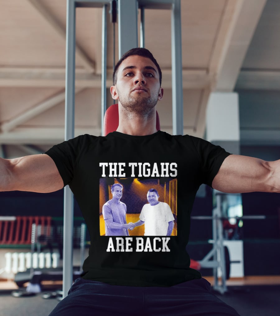 Lane Kiffin Ed Orgeron The Tigahs Are Back LSU Duo Handshake T-Shirt