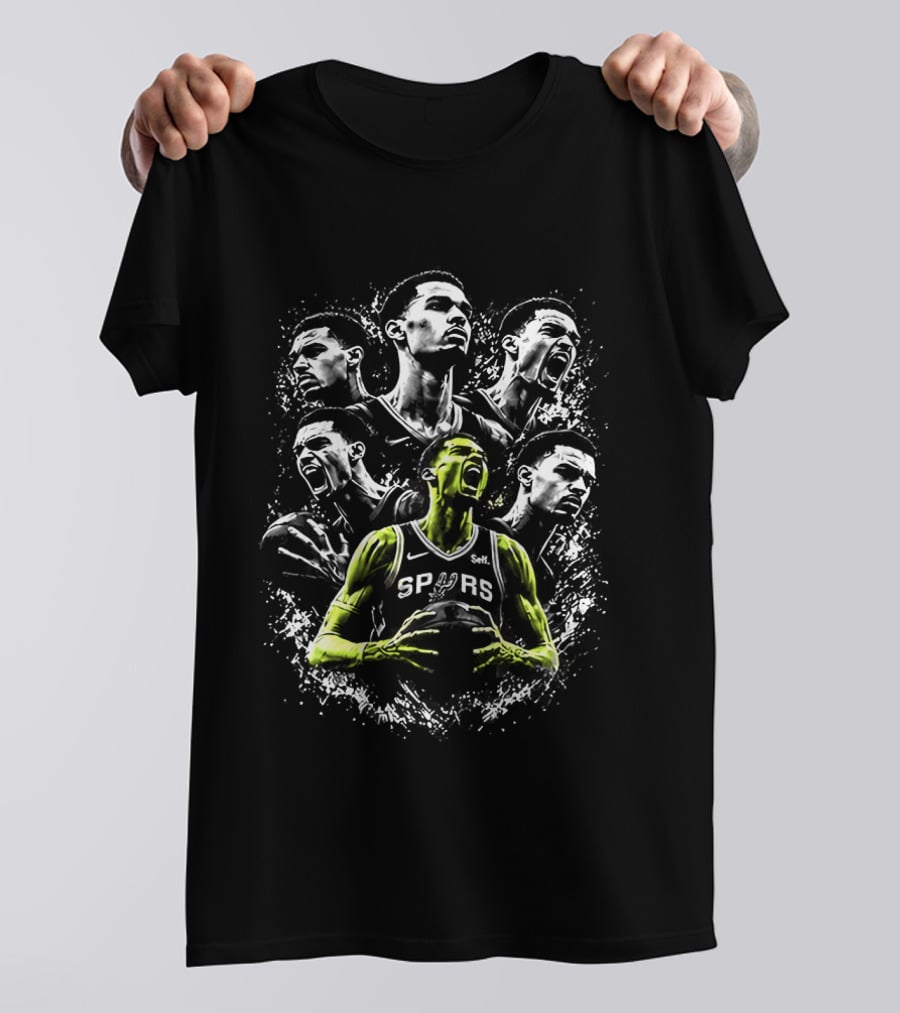 Victor Wembanyama San Antonio Spurs Basketball Passionate Moments T-Shirt
