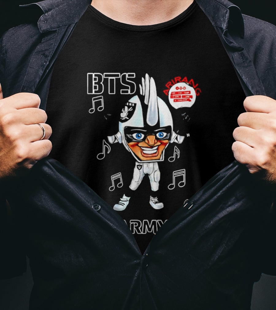 BTS ARMY Las Vegas Raiders World Tour 2026 Arirang T-Shirt