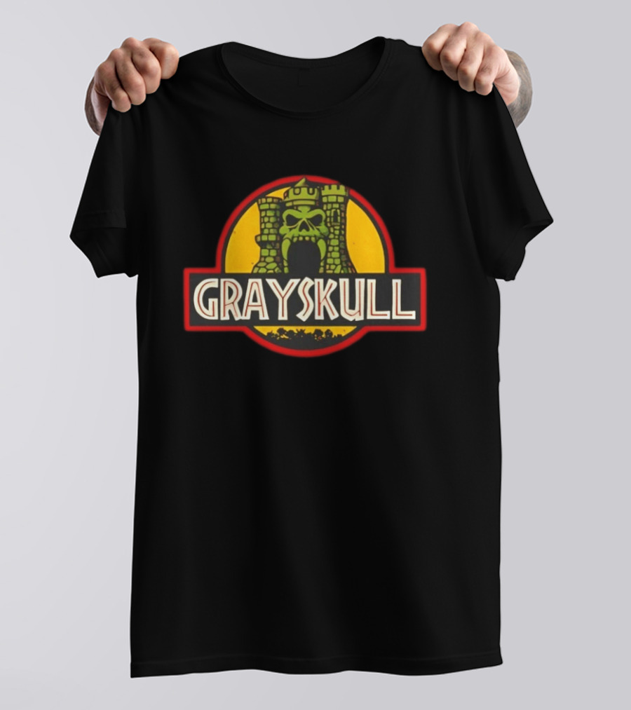 Grayskull Castle Masters Of The Universe Jurassic Park T-Shirt