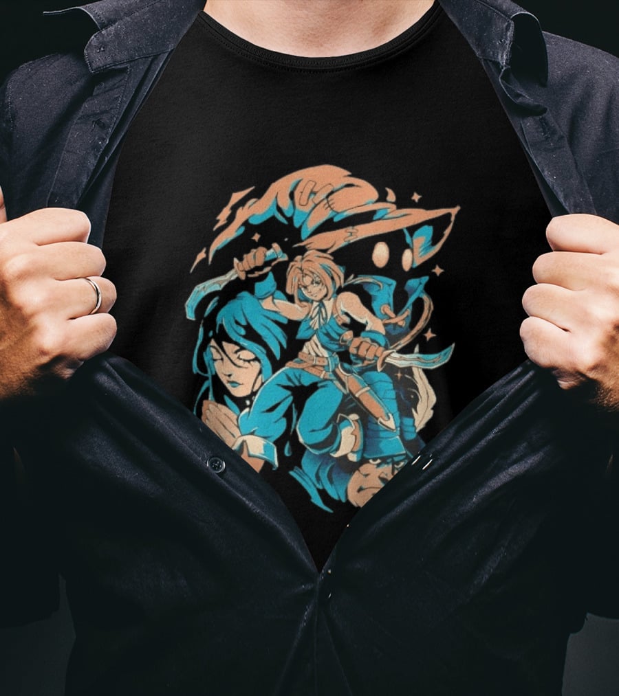Final Fantasy IX Zidane Tribal Epic Adventure Thief T-Shirt