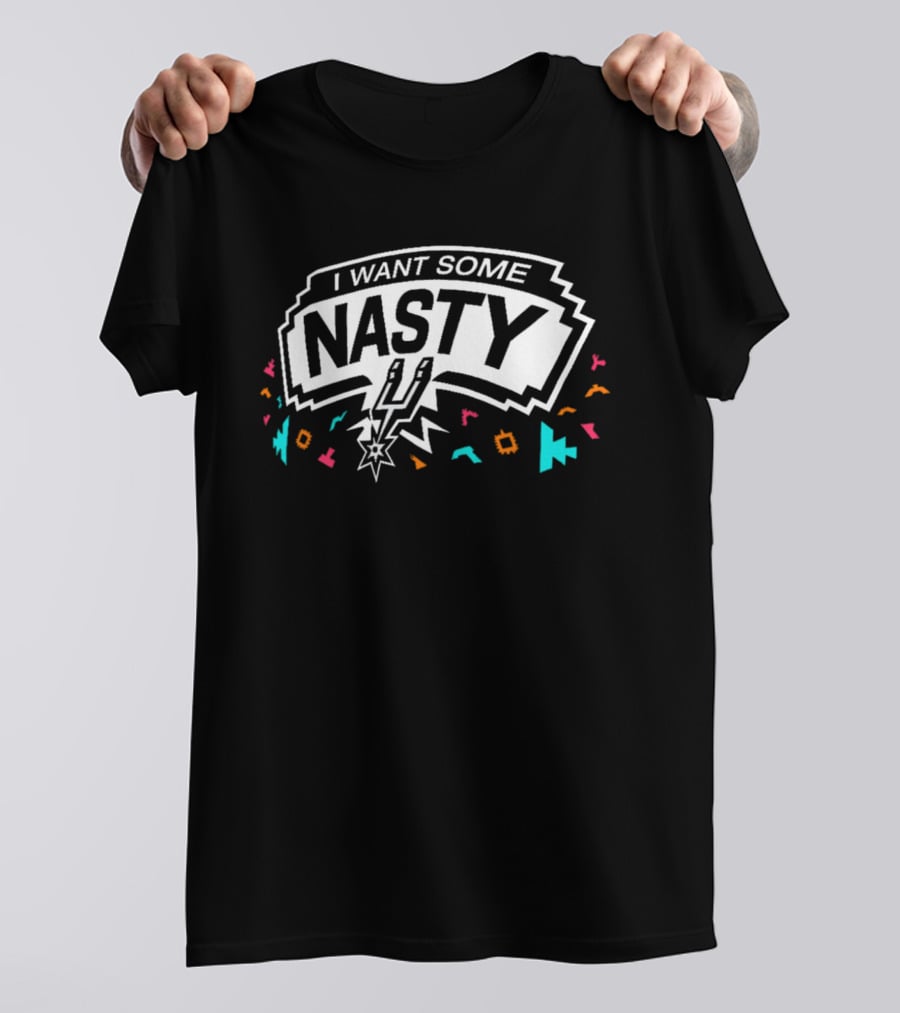 San Antonio Spurs I Want Some Nasty Fiesta Confetti T-Shirt
