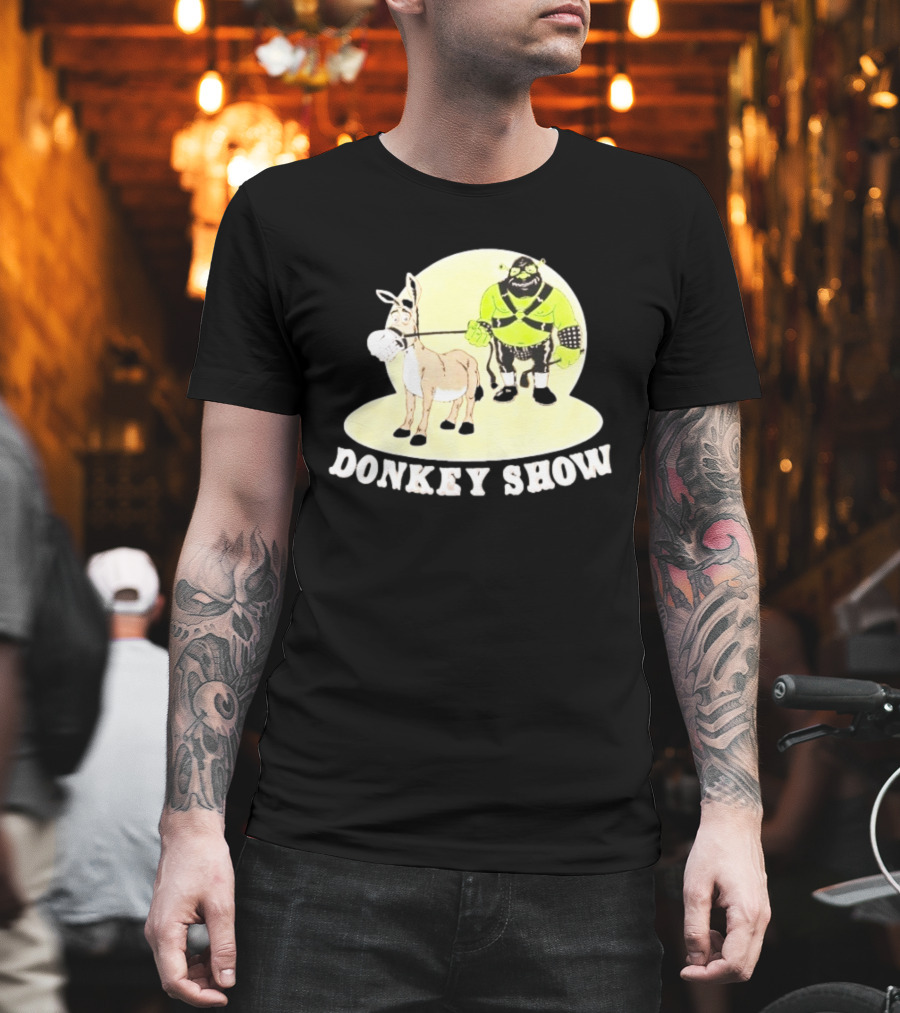 Shrek Gimp Donkey Show Leash T-Shirt