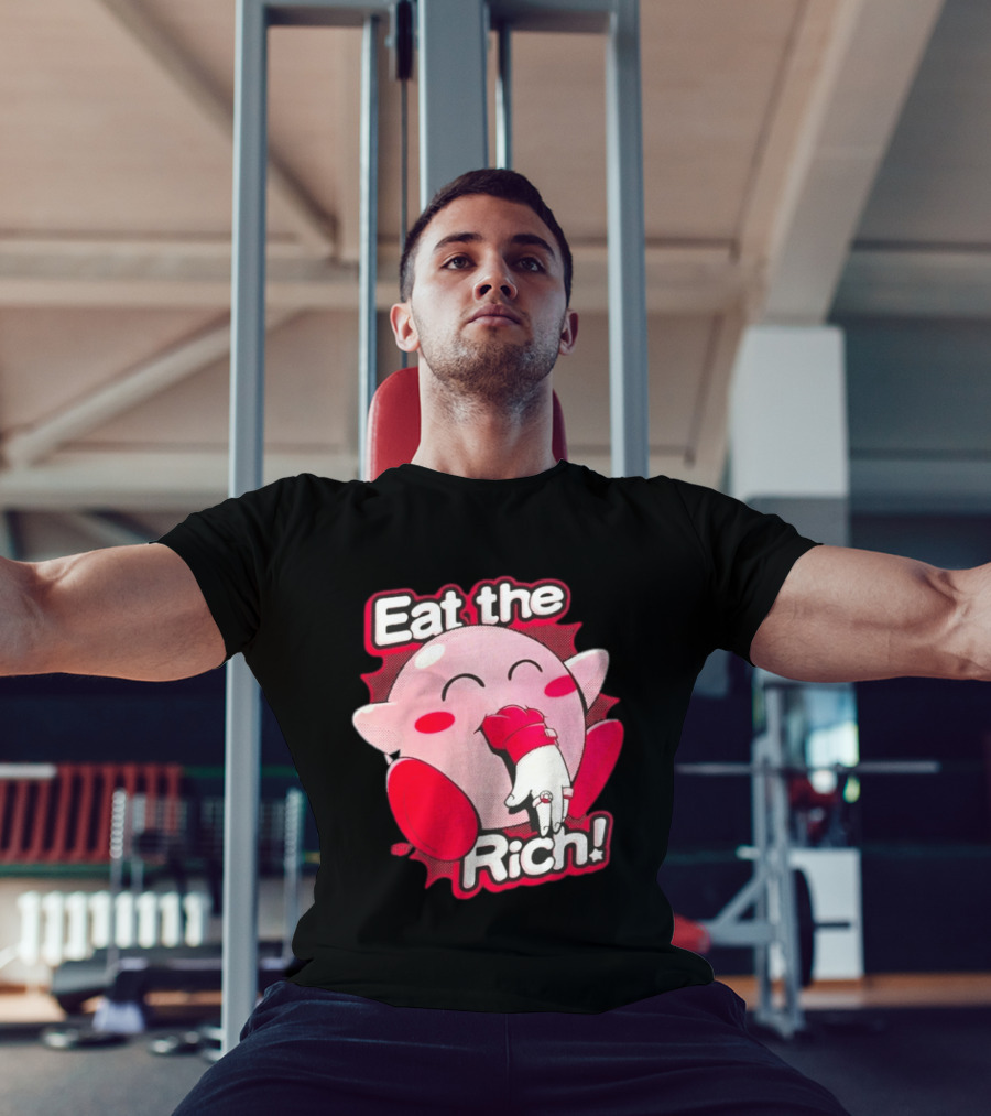 Kirby Eat The Rich Meme Video Game Character Trend T-Shirt