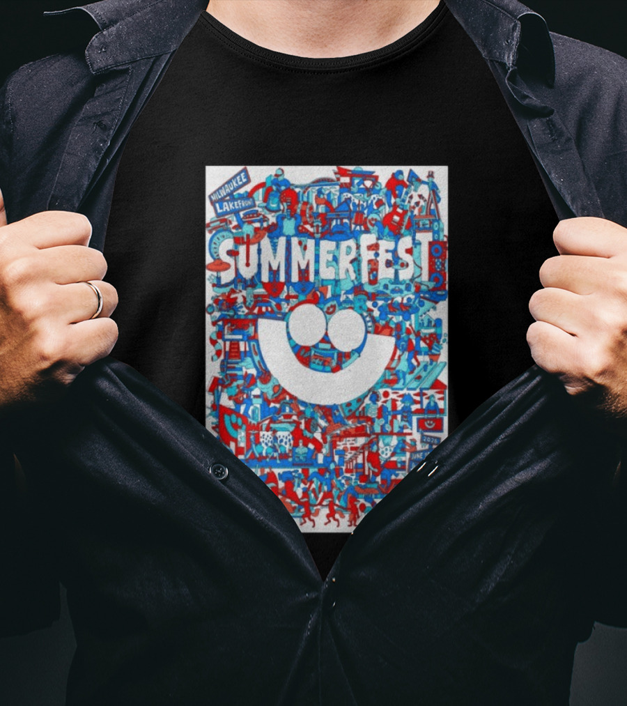 Summerfest Milwaukee Lakefront 2026 June 18 20 June 25 27 July 2 4 Event T-Shirt