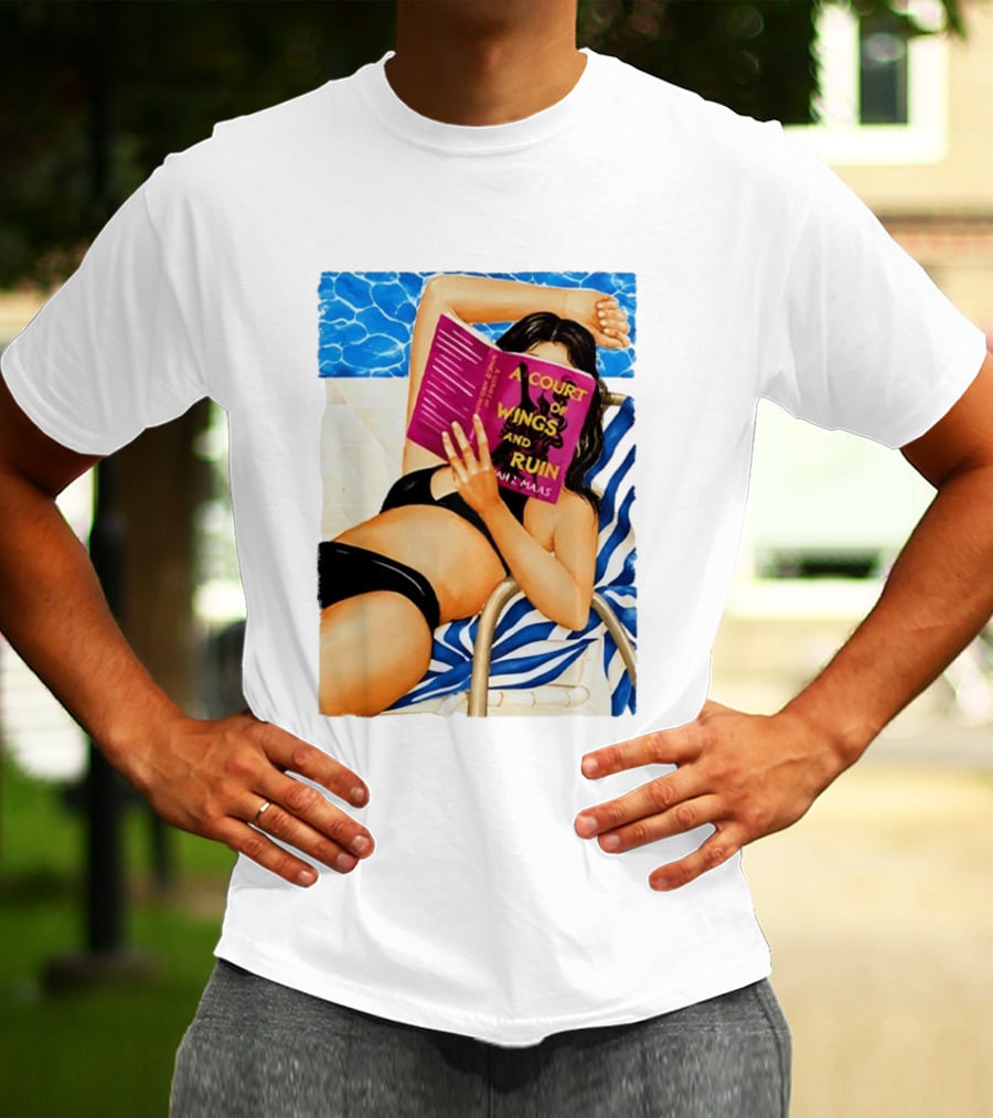 A Court Of Wings And Ruin Summer Poolside Reading Relaxation T-Shirt