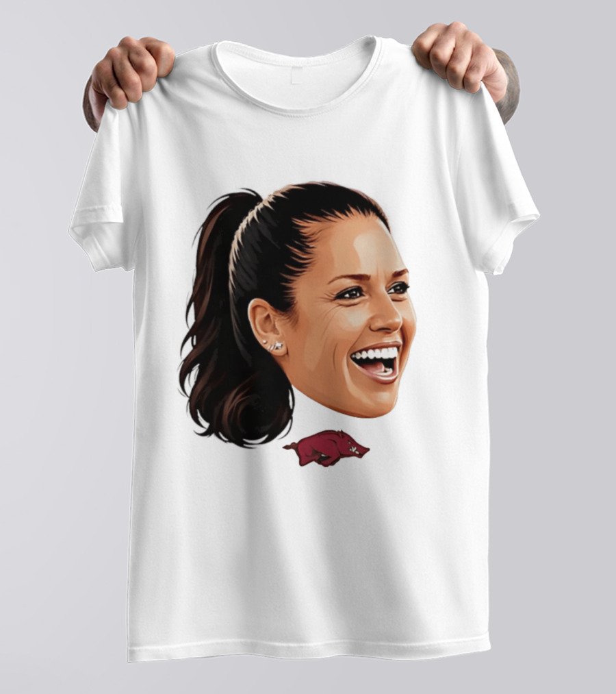 Arkansas Razorbacks Kailey Wyckoff Caricature Sports Team Fan Spirit T-Shirt