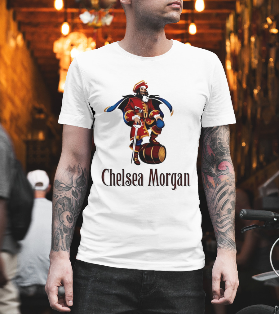 Chelsea Morgan Pirate Captain Red Coat T-Shirt