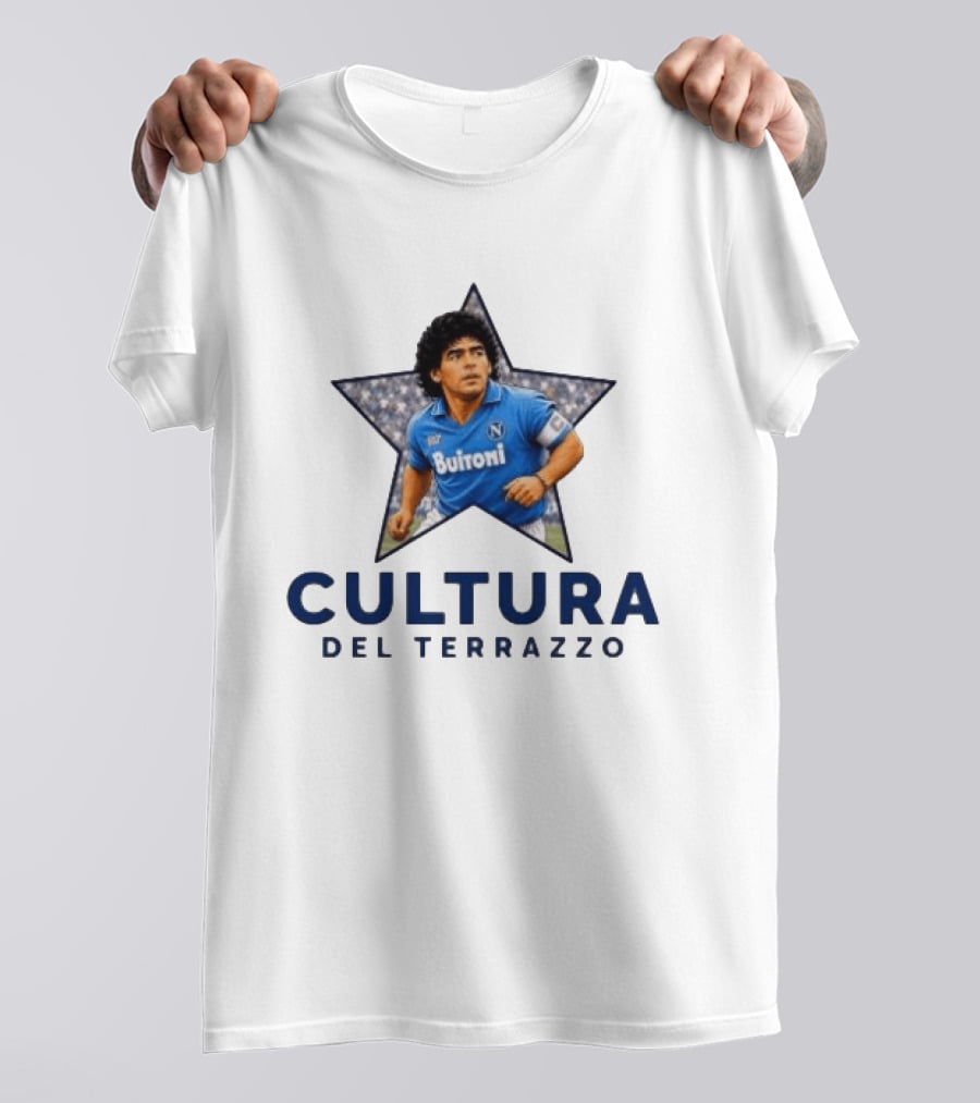 Diego Maradona Buitoni Napoli Cultura Del Terrazzo T-Shirt
