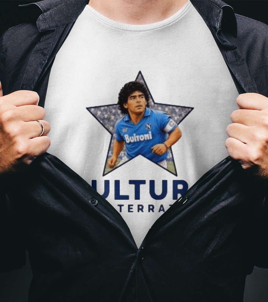 Diego Maradona Buitoni Napoli Cultura Del Terrazzo T-Shirt