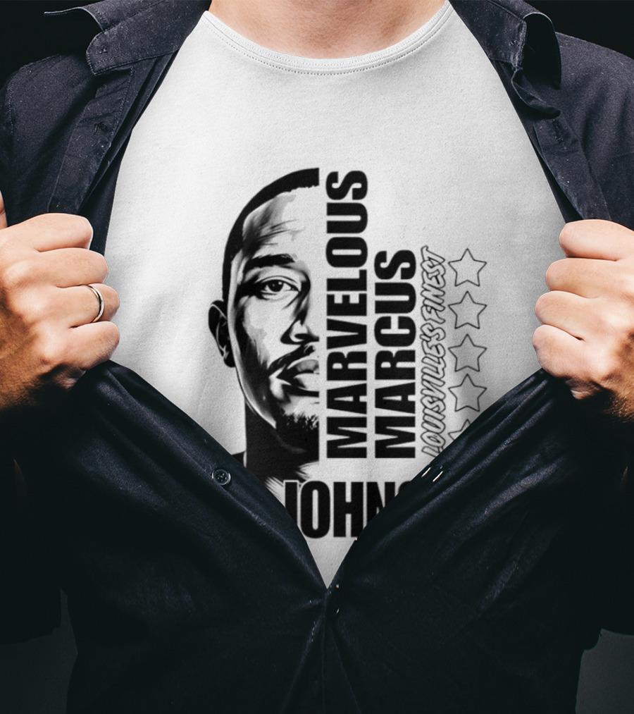 Marvelous Marcus Johnson Louisville's Finest Five Stars T-Shirt