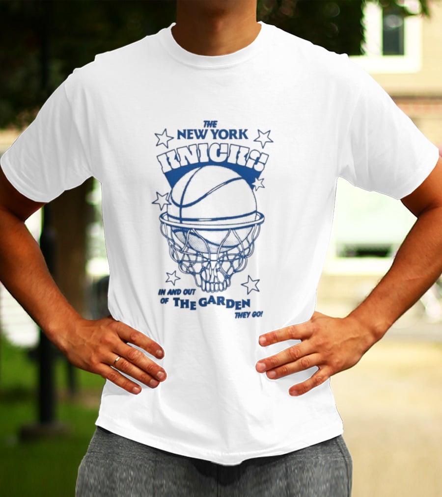 The New York Knicks Grateful Dead Steal Your Face Basketball In And Out Of The Garden T-Shirt