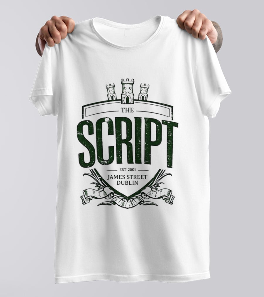 The Script James Street Dublin 2026 Tour Crest T-Shirt