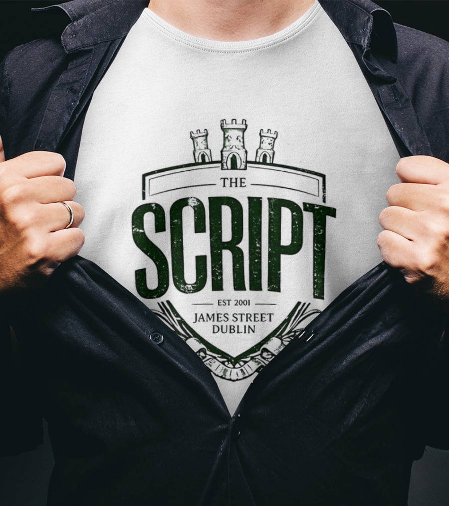 The Script James Street Dublin 2026 Tour Crest T-Shirt