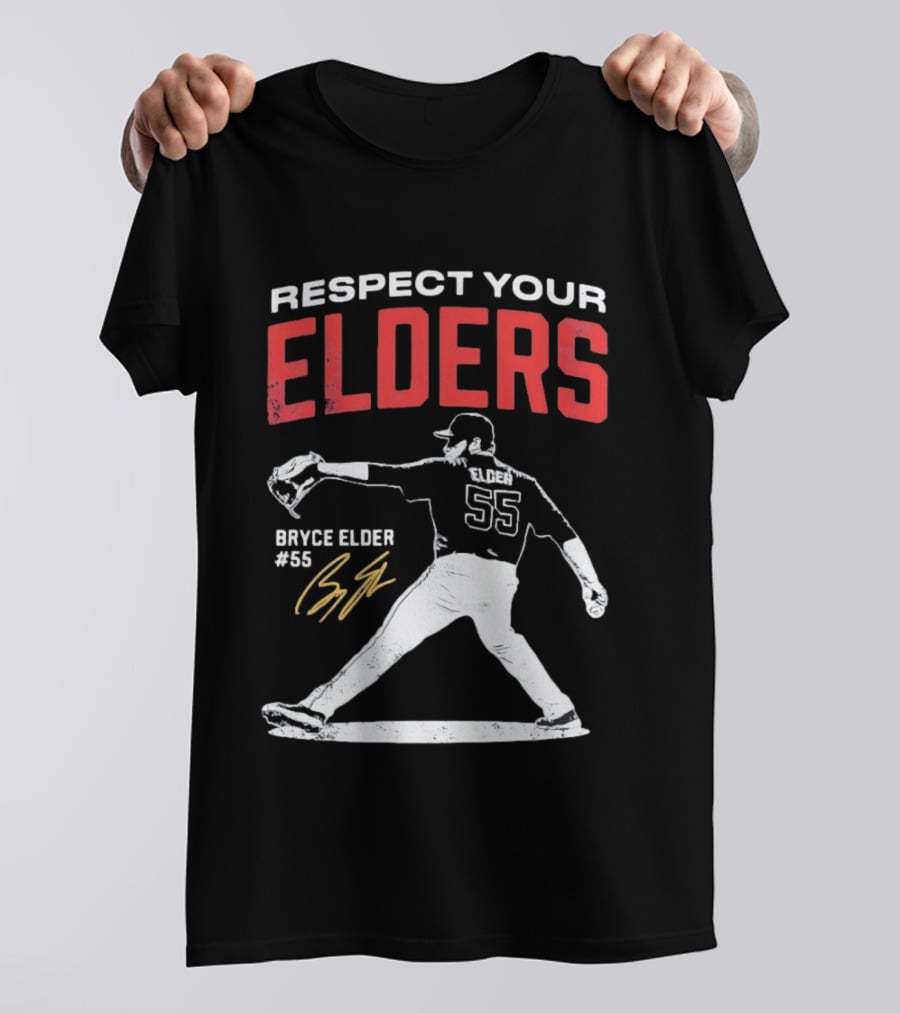 Respect Your Elders Bryce Elder #55 Atlanta T-Shirt