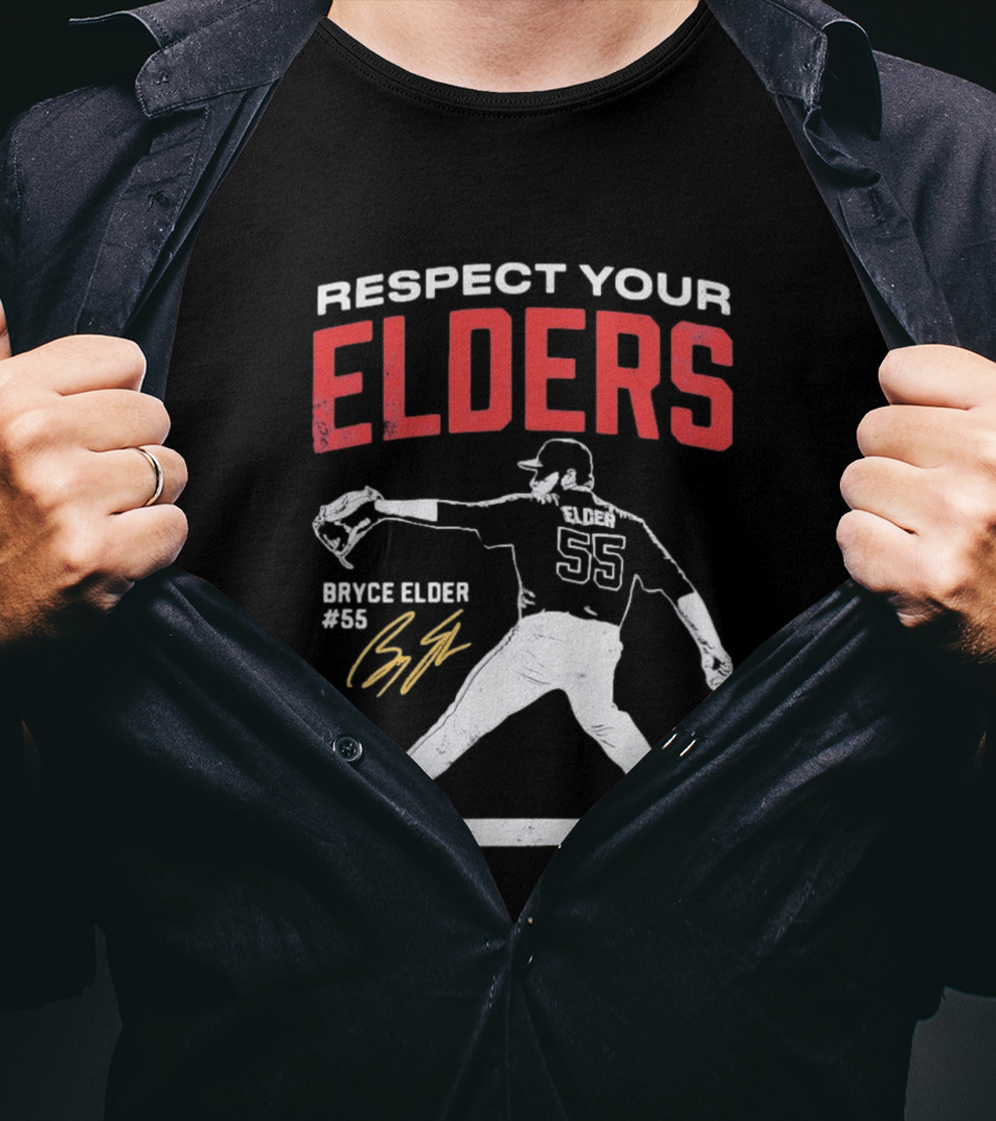 Respect Your Elders Bryce Elder #55 Atlanta T-Shirt