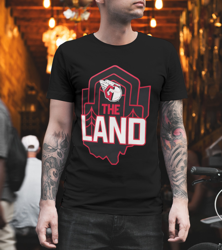 Cleveland Guardians The Land Baseball Winged G T-Shirt