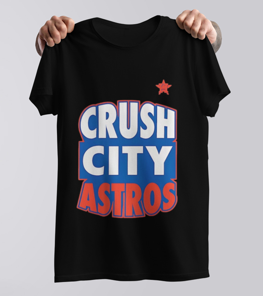 Houston Astros Crush City Astros Baseball Fan T-Shirt