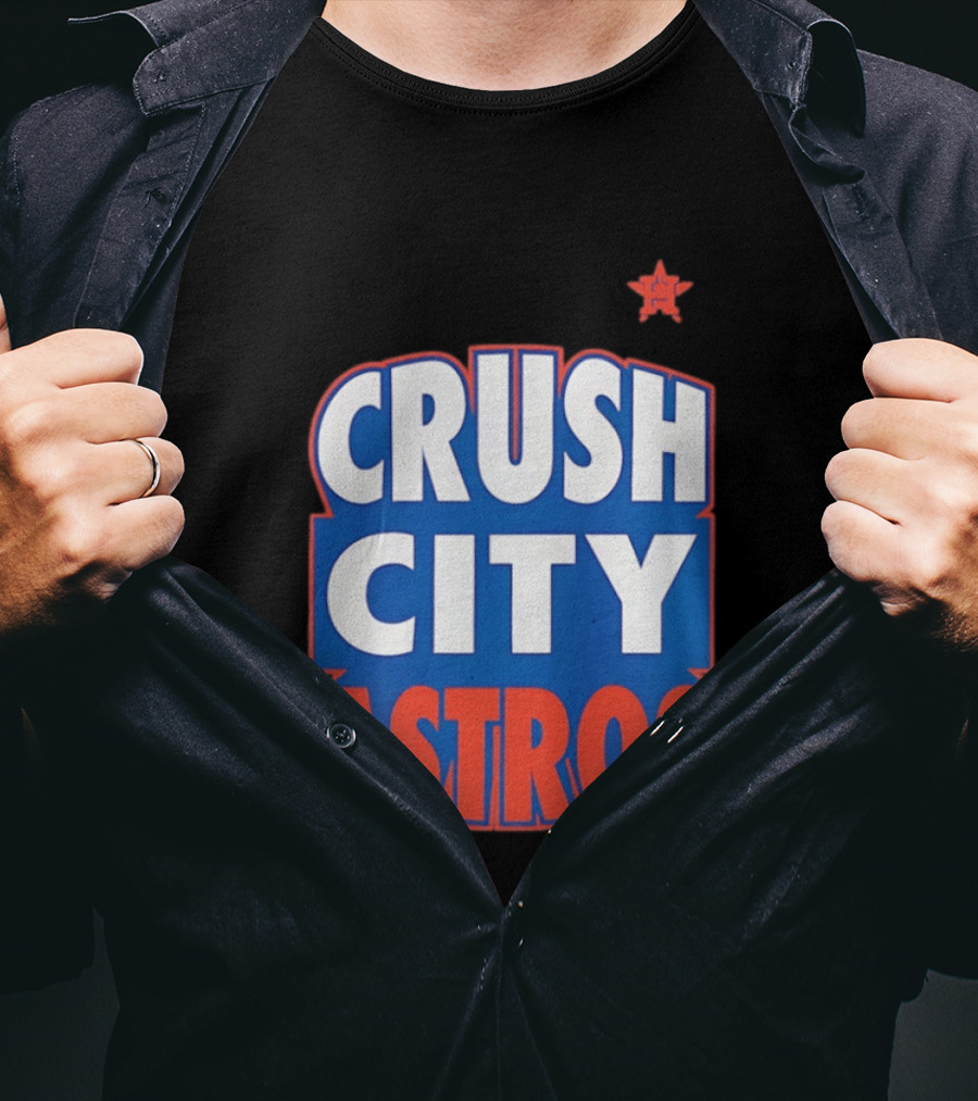 Houston Astros Crush City Astros Baseball Fan T-Shirt