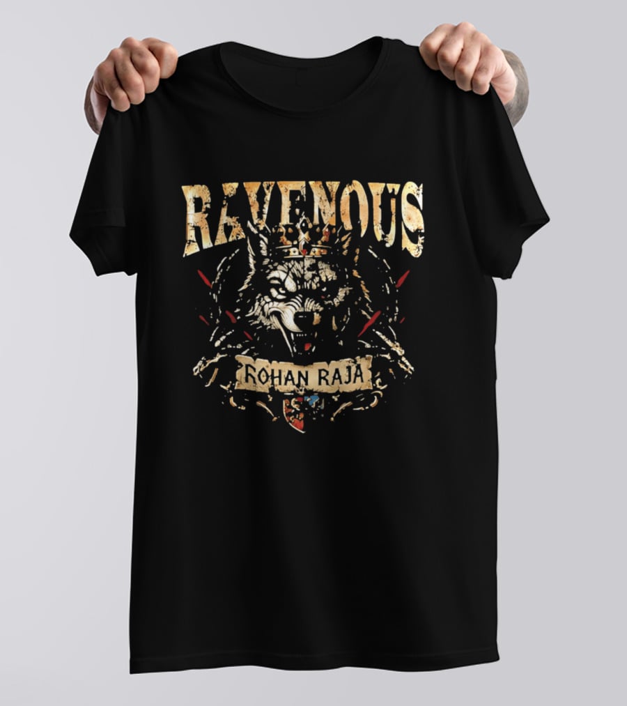 Ravenous Wolf Crown Rohan Raja T-Shirt
