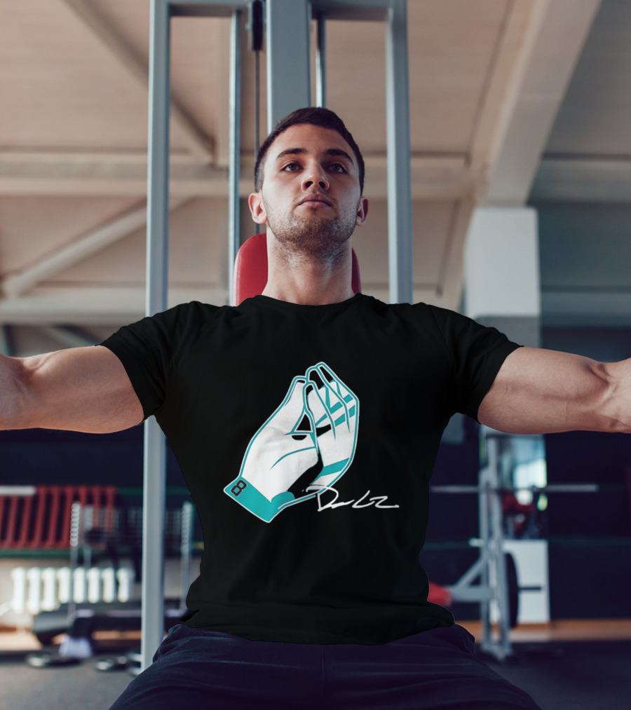 Dominic Canzone Seattle Mariners Che Vuoi Hand Gesture 8 Signature T-Shirt