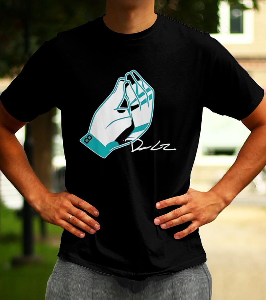 Dominic Canzone Seattle Mariners Che Vuoi Hand Gesture 8 Signature T-Shirt