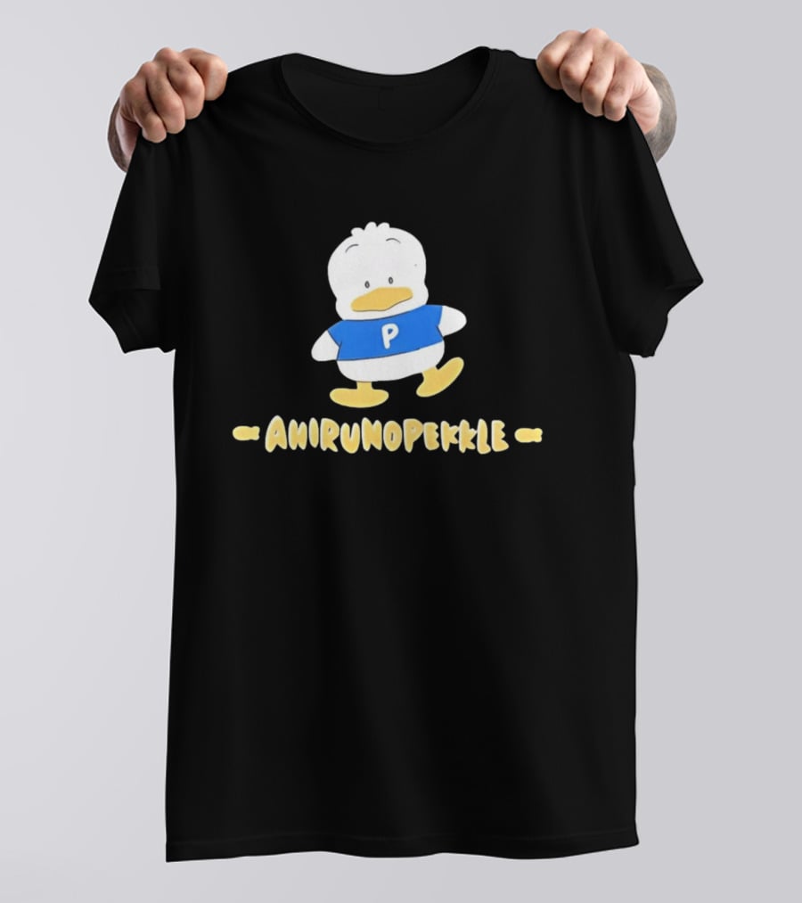 AhirunoPekkle P Blue Sanrio Character Duck T-Shirt