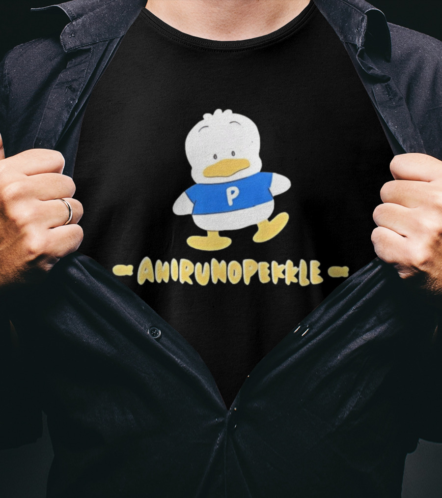 AhirunoPekkle P Blue Sanrio Character Duck T-Shirt