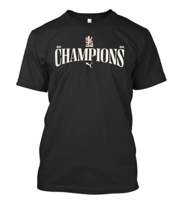 Kohli Wears One Felt Nice We Did It Twice RCB 2023 2026 Champions T-Shirt