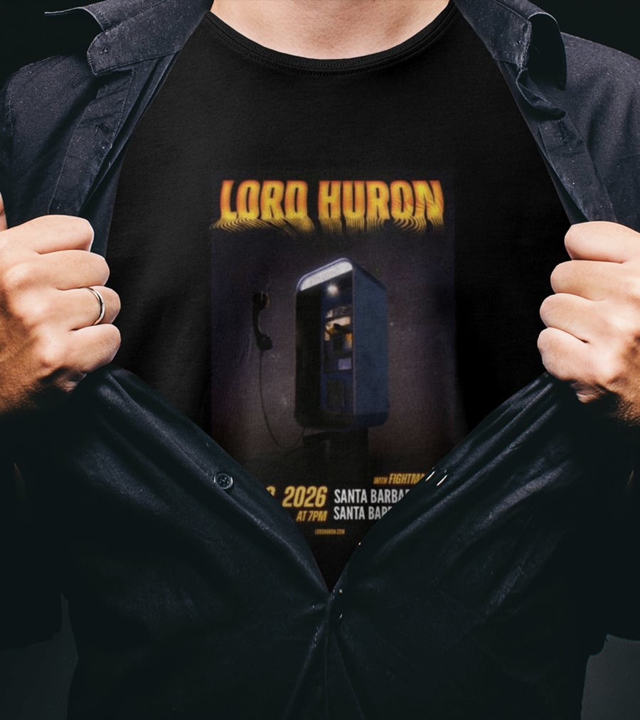 Lord Huron With Fightmaster Santa Barbara Bowl June 2 2026 T-Shirt