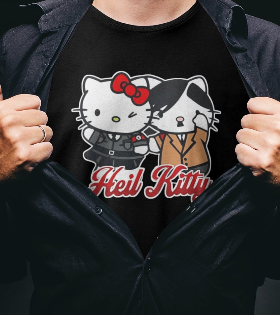 Heil Kitty Hitler Hello Kitty T-Shirt