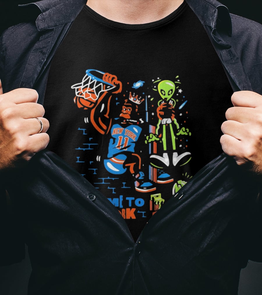 Welcome To New York NY Knicks Vs Spurs Soda Sports T-Shirt