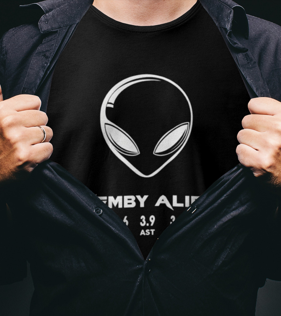 Wemby Alien 21.4 PTS 10.6 REB 3.9 AST 3.6 BLK 1.2 STL San Antonio Spurs T-Shirt