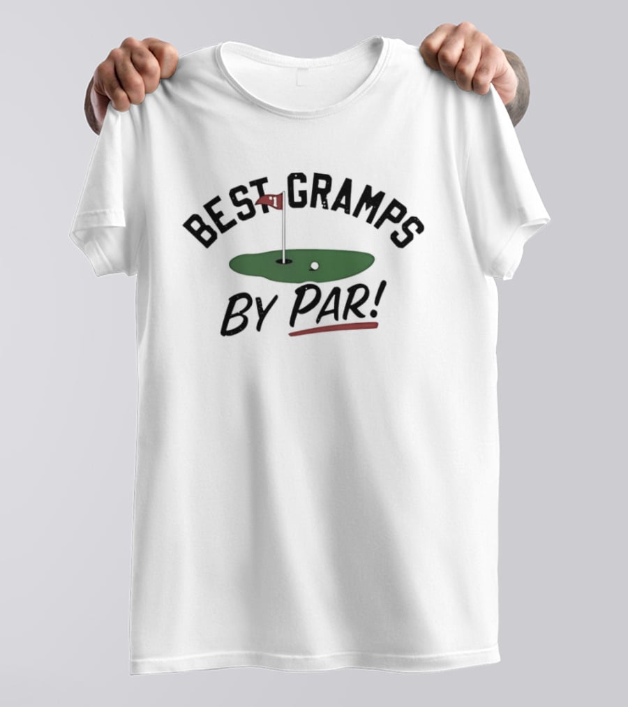 Best Gramps By Par Golf Course Flag T-Shirt