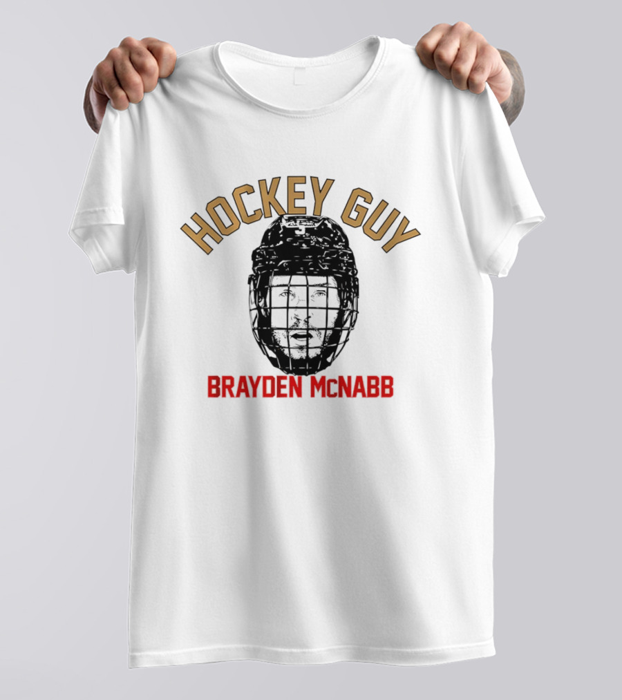 Brayden McNabb Vegas Golden Knights Hockey Guy Helmet T-Shirt