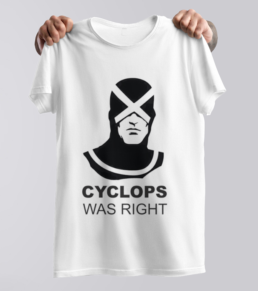 Cyclops Was Right X Men Marvel Comics T-Shirt