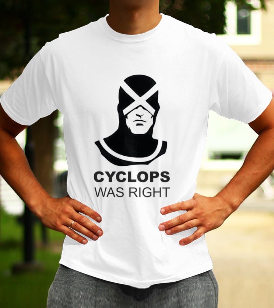 Cyclops Was Right X Men Marvel Comics T-Shirt