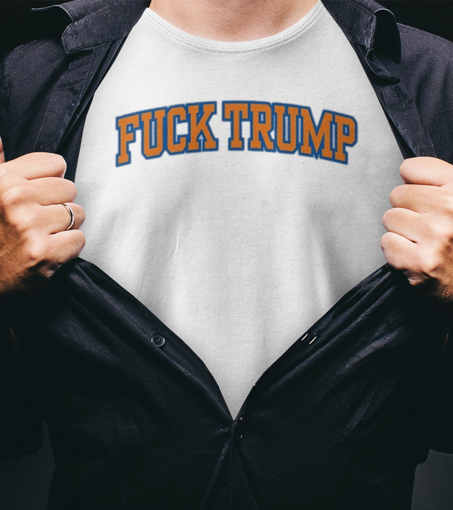 Fuck Trump New York Knicks NBA Basketball 2026 T-Shirt
