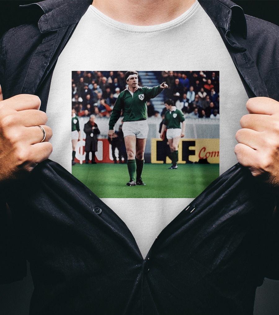 Irish Rugby Mourns Fergus Slattery Former Ireland Captain And Lions Flanker T-Shirt