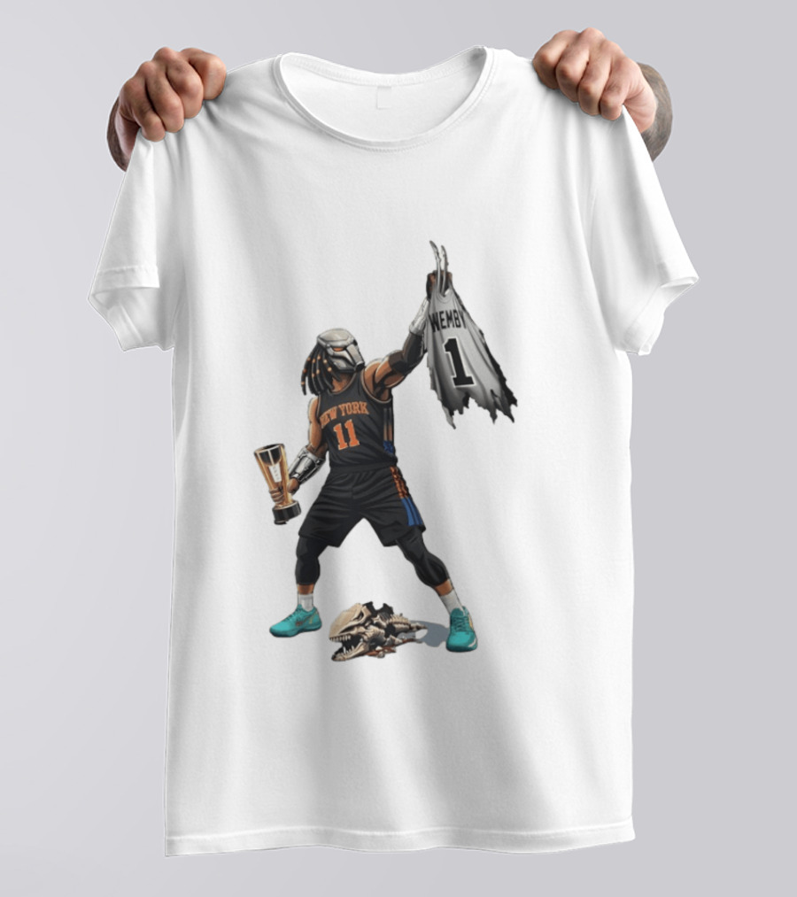 Jalen Brunson Warrior New York Knicks NBA Trophy Wemby 2026 T-Shirt