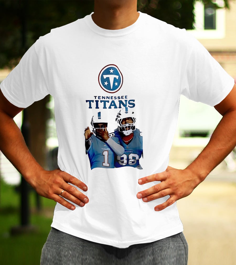 Tennessee Titans Step Brothers Kyler Murray Jeffery Simmons T-Shirt