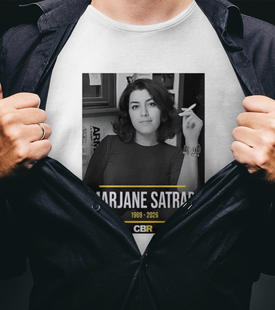Marjane Satrapi 1969 2026 CBR Memorial T-Shirt