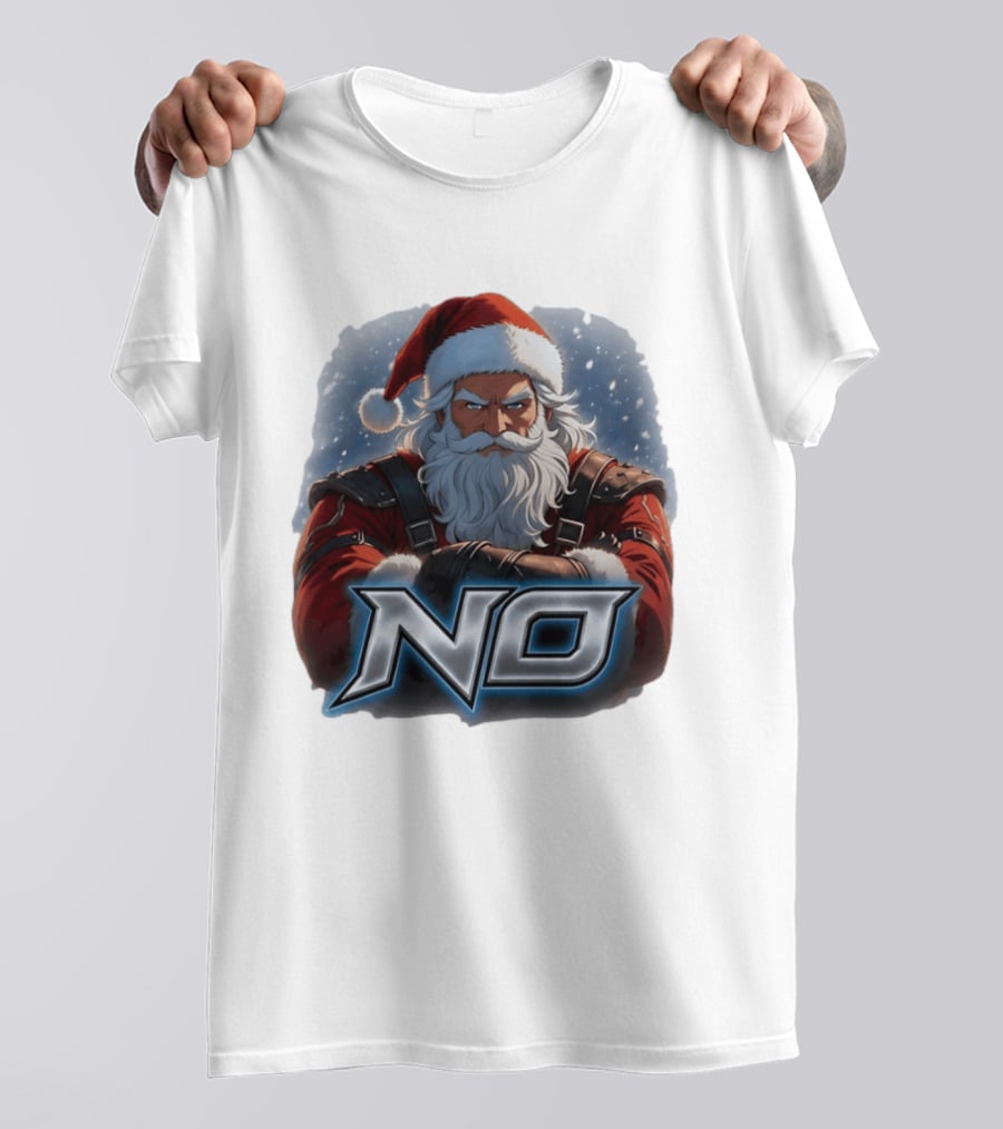 Santa Claus No Christmas Holiday Seasonal T-Shirt