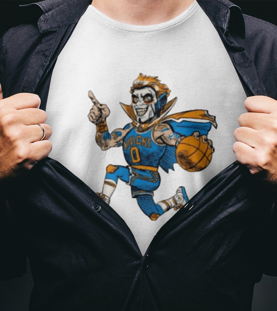 New York Knicks Danhausen Basketball Player T-Shirt